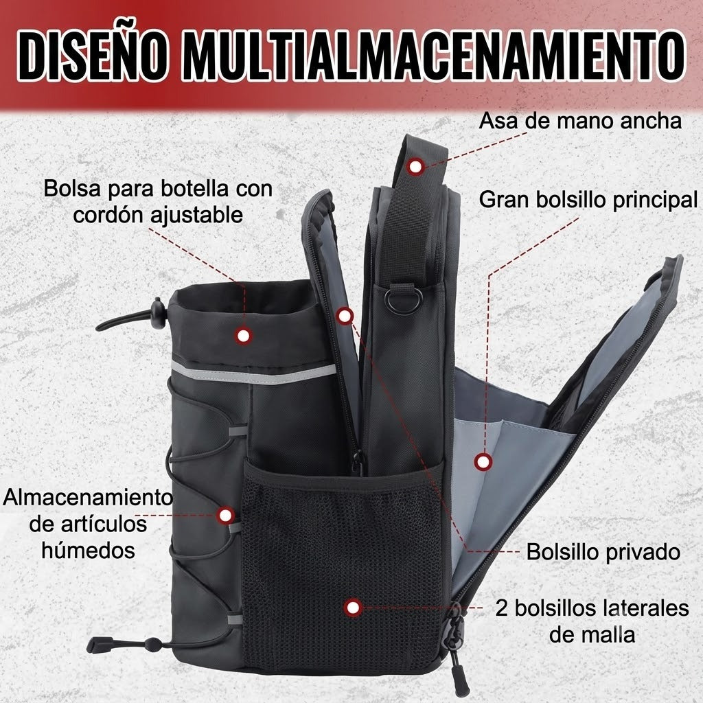 Bolsa magnética para gimnasio