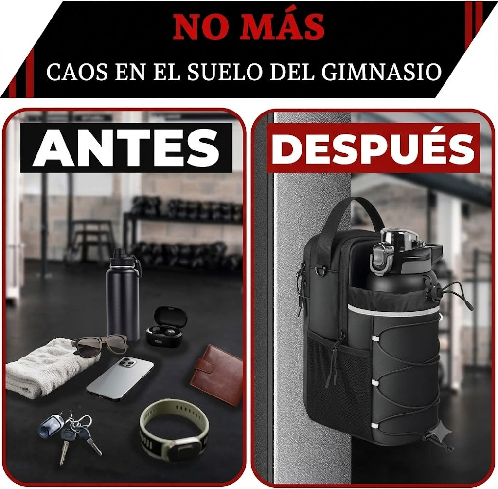 Bolsa magnética para gimnasio